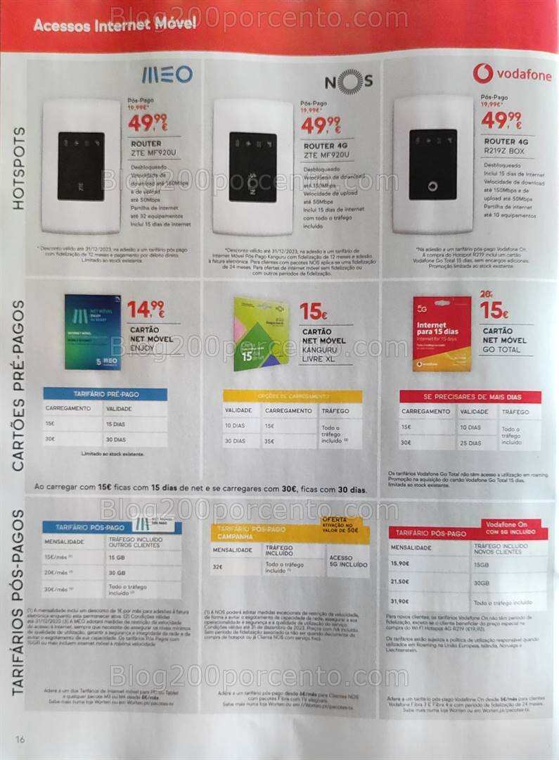 Antevisão Folheto WORTEN Mobile Promoções de 7 a 13 dezembro