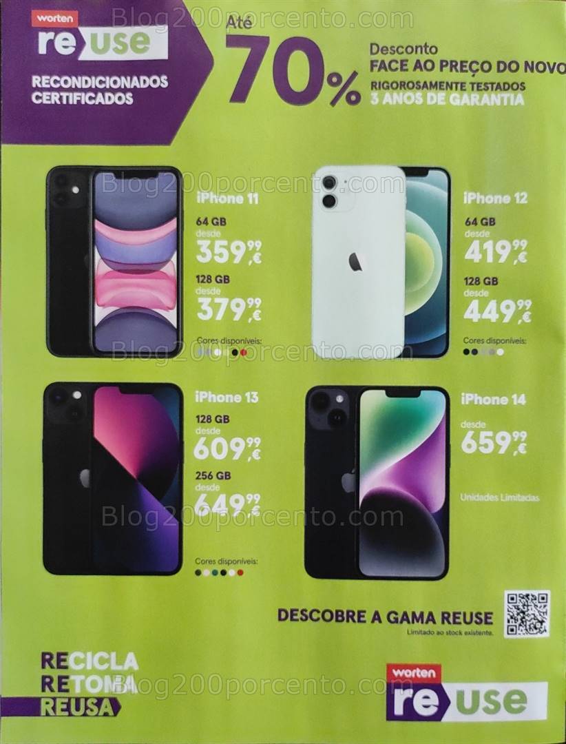 Antevisão Folheto WORTEN Mobile Promoções de 7 a 13 dezembro