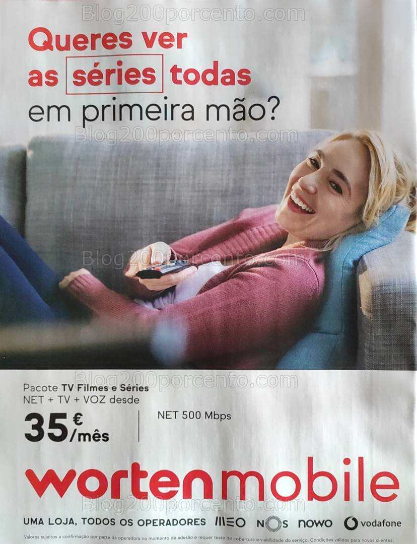 Antevisão Folheto WORTEN Mobile Promoções de 7 a 13 dezembro