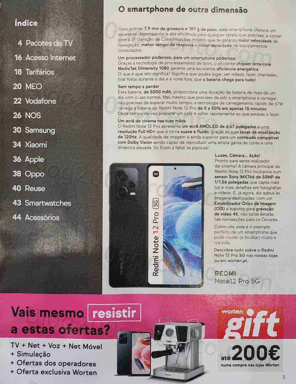 Antevisão Folheto WORTEN Mobile Promoções até 31 maio