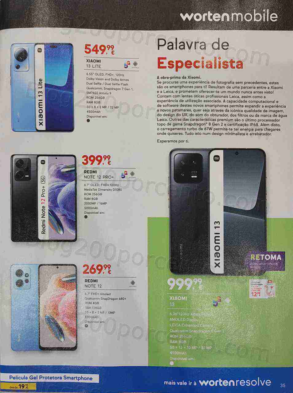 Antevisão Folheto WORTEN Mobile Promoções até 31 maio