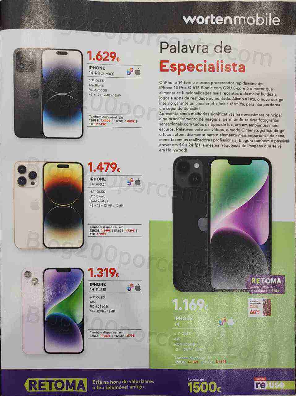 Antevisão Folheto WORTEN Mobile Promoções até 31 maio