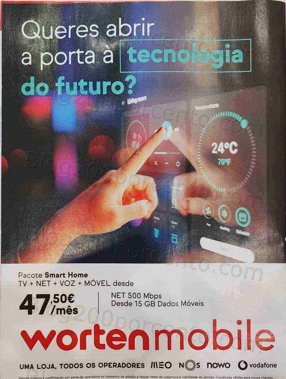 Antevisão Folheto WORTEN Mobile Promoções até 31 maio