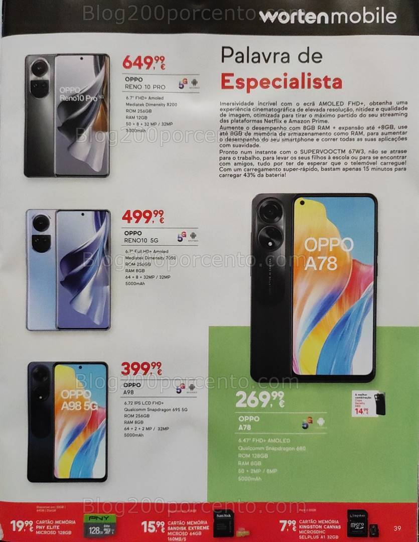Antevisão Folheto WORTEN Mobile Black Friday Promoções de 2 a 30 novembro