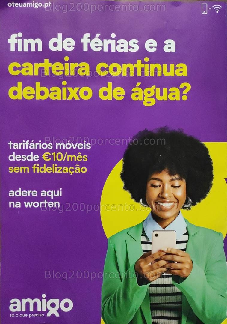Antevisão Folheto WORTEN Mobile Promoções de 2 a 30 setembro