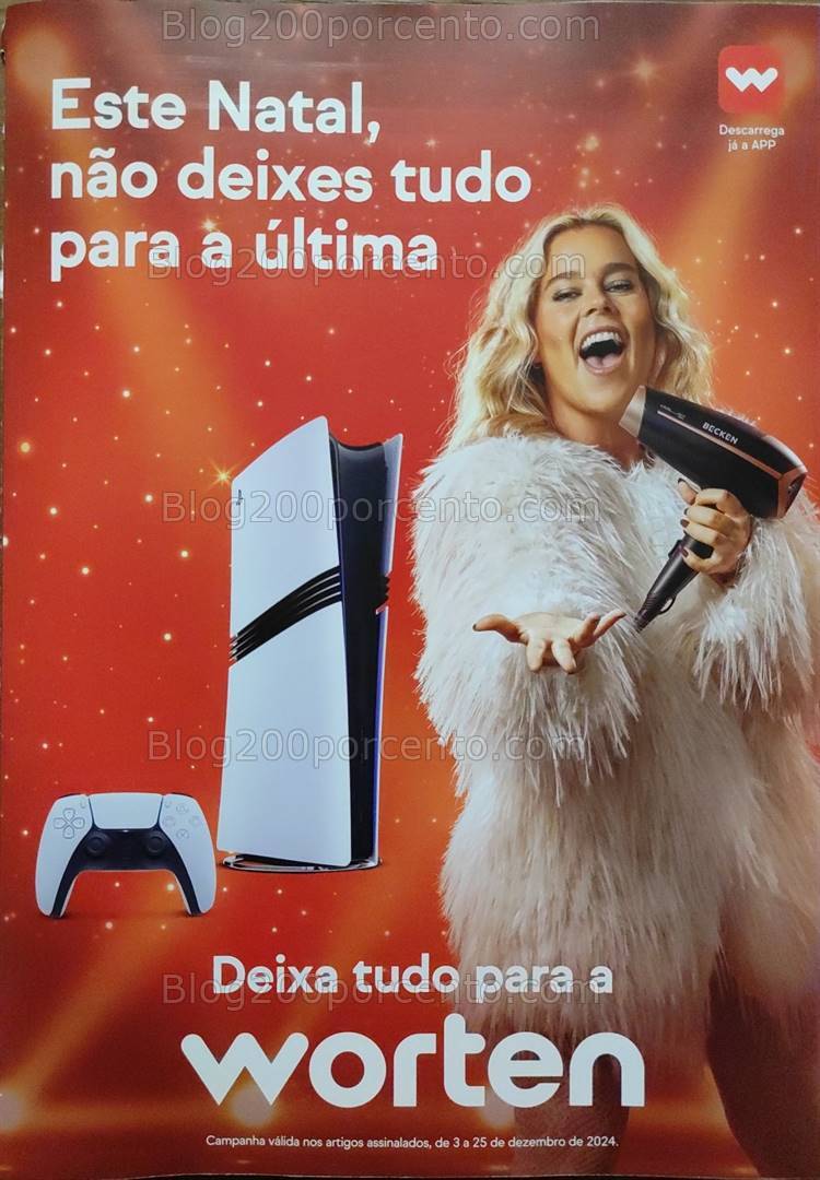 Antevisão Folheto WORTEN Entretenimento Natal Promoções de 3 a 25 dezembro
