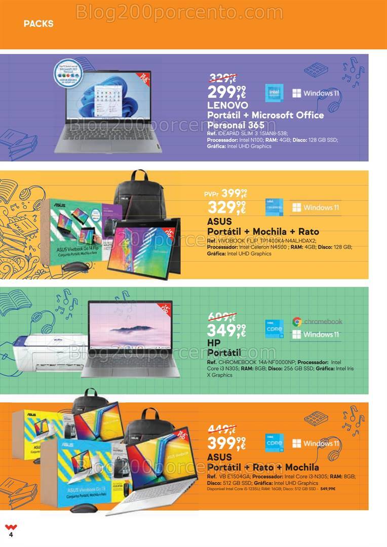 Antevisão Folheto WORTEN Regresso às Aulas Promoções de 20 agosto a 16 setembro