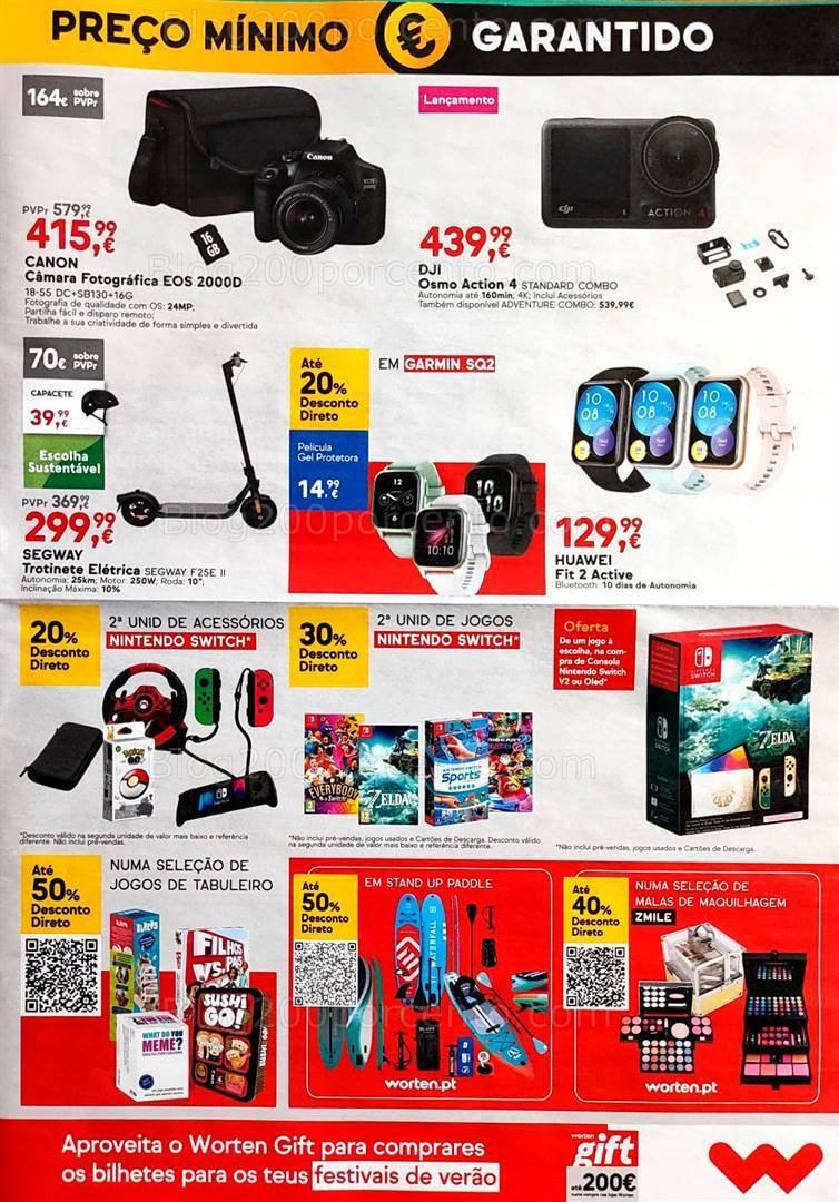 Antevisão Folheto WORTEN Regresso às Aulas Promoções de 15 a 21 agosto