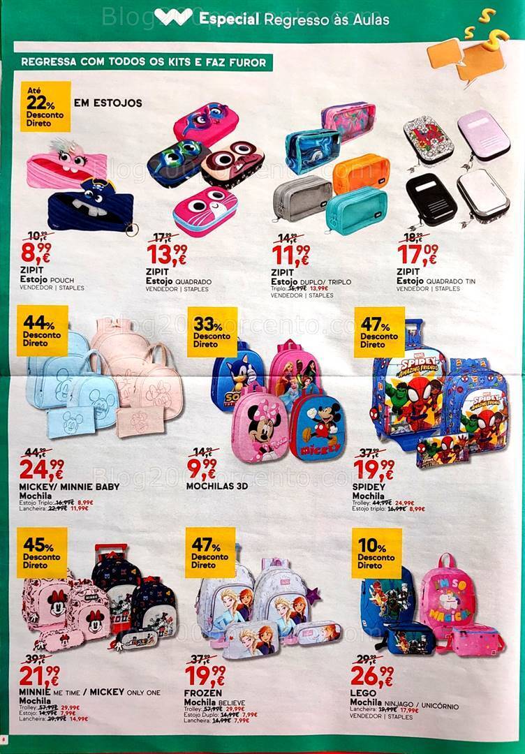 Antevisão Folheto WORTEN Regresso às Aulas Promoções de 15 a 21 agosto