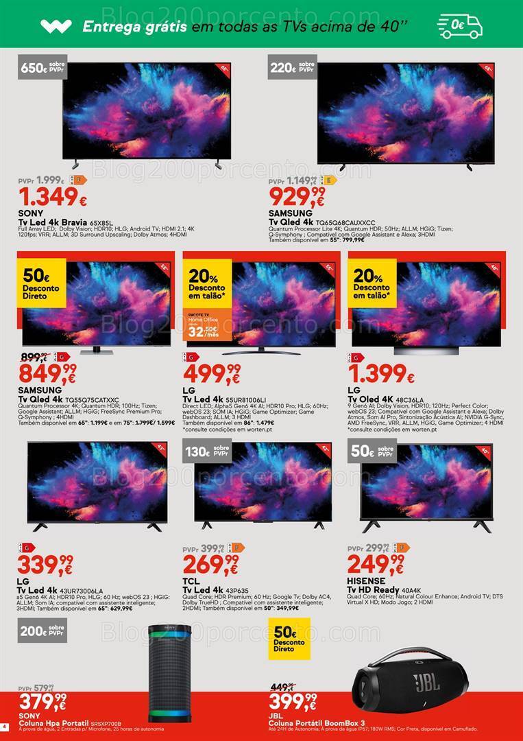 Antevisão Folheto WORTEN Regresso às Aulas Promoções de 22 a 30 agosto