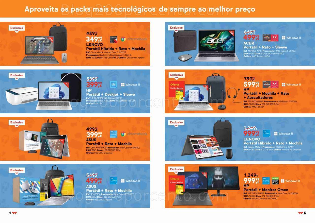 Antevisão Folheto WORTEN Regresso às Aulas Promoções 24 agosto a 14 setembro