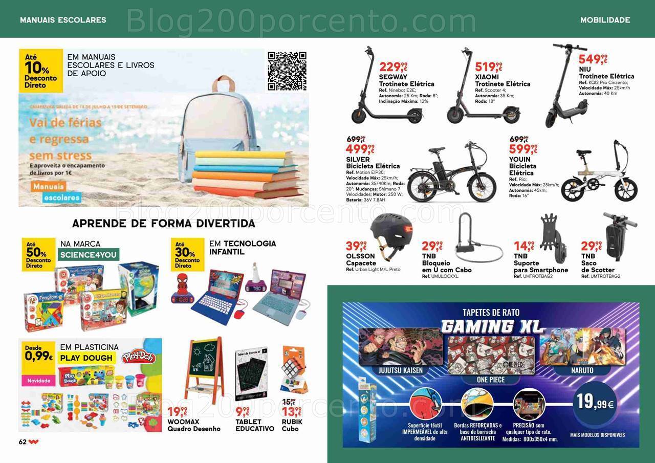 Antevisão Folheto WORTEN Regresso às Aulas Promoções 24 agosto a 14 setembro