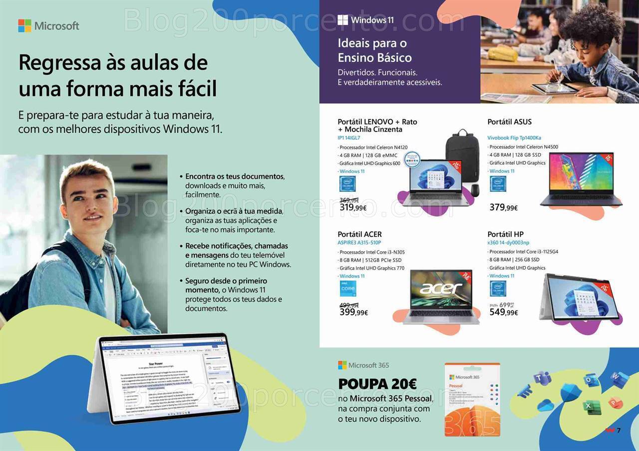 Antevisão Folheto WORTEN Regresso às Aulas Promoções 24 agosto a 14 setembro