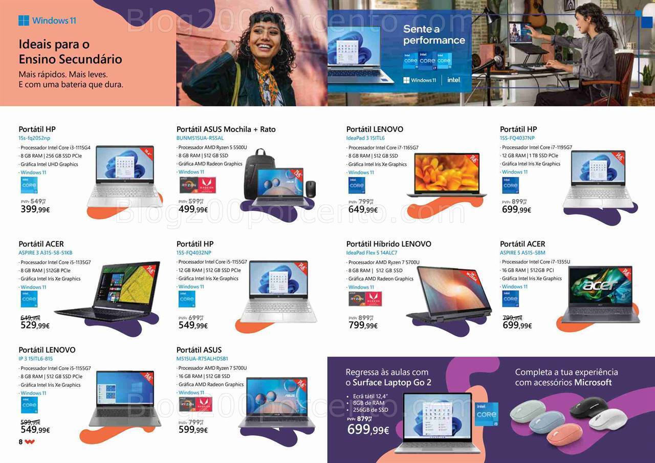 Antevisão Folheto WORTEN Regresso às Aulas Promoções 24 agosto a 14 setembro