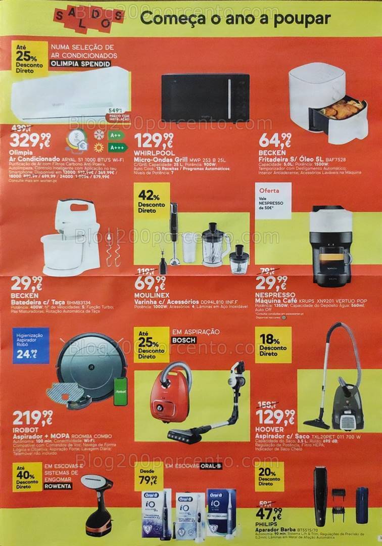 Antevisão Folheto WORTEN Promoções de 9 a 15 janeiro