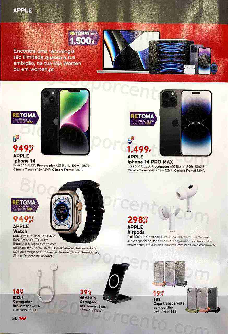 Antevisão Folheto WORTEN Tecnologia Promoções de 3 a 25 abril