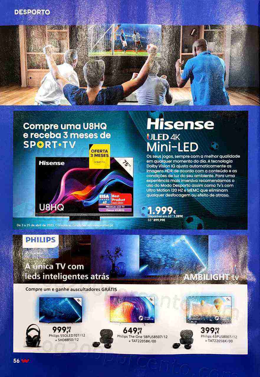 Antevisão Folheto WORTEN Tecnologia Promoções de 3 a 25 abril