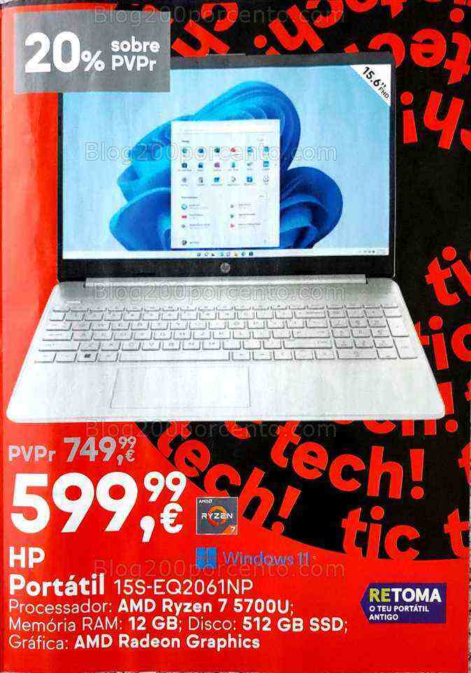 Antevisão Folheto WORTEN Tic Tech Promoções até 3 julho