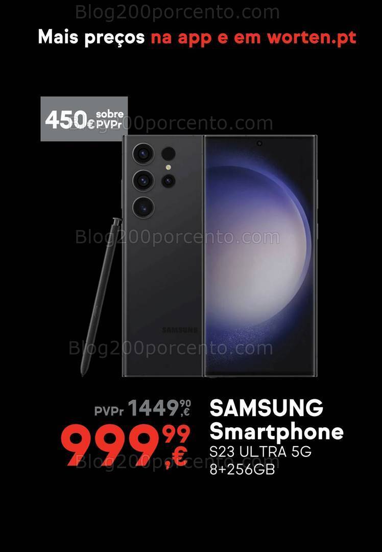 Antevisão Folheto WORTEN Black Friday Fim de Semana - 23 a 27 novembro