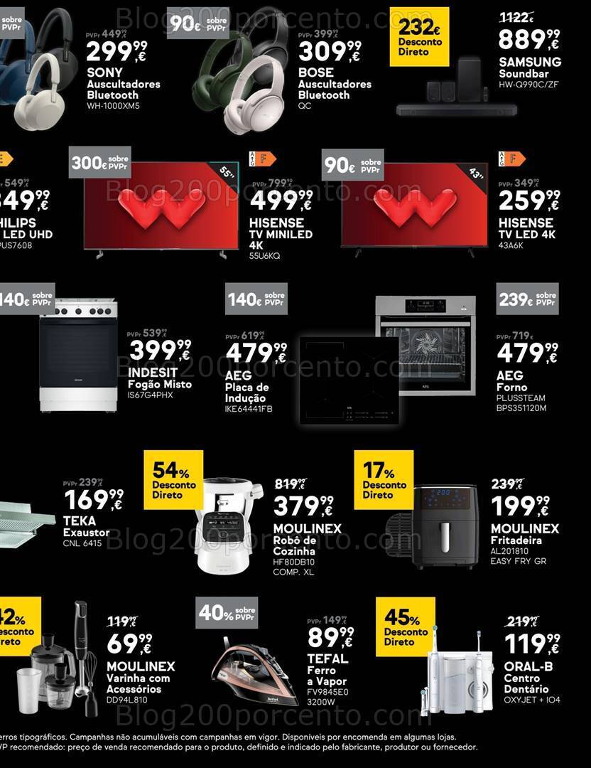 Antevisão Folheto WORTEN Black Friday Fim de Semana - 23 a 27 novembro
