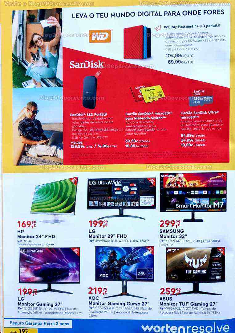 Antevisão Folheto WORTEN Verão Promoções até 25 junho