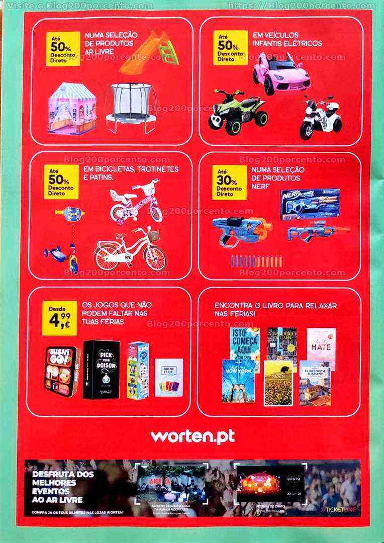 Antevisão Folheto WORTEN Verão Promoções até 25 junho