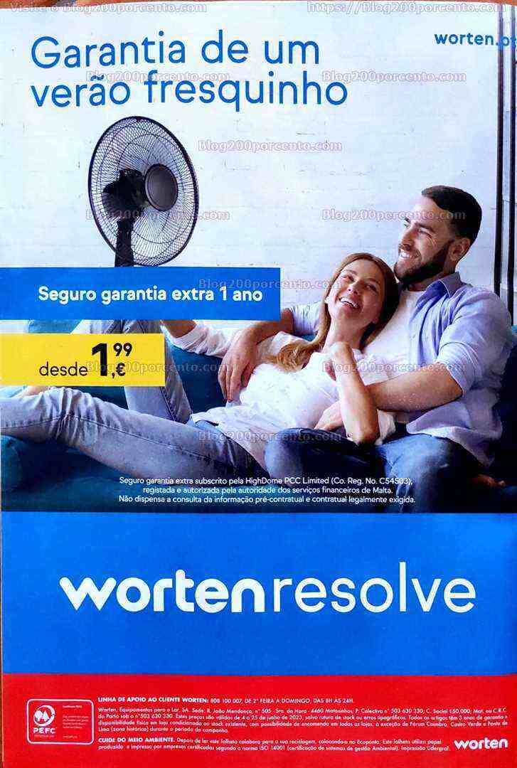 Antevisão Folheto WORTEN Verão Promoções até 25 junho