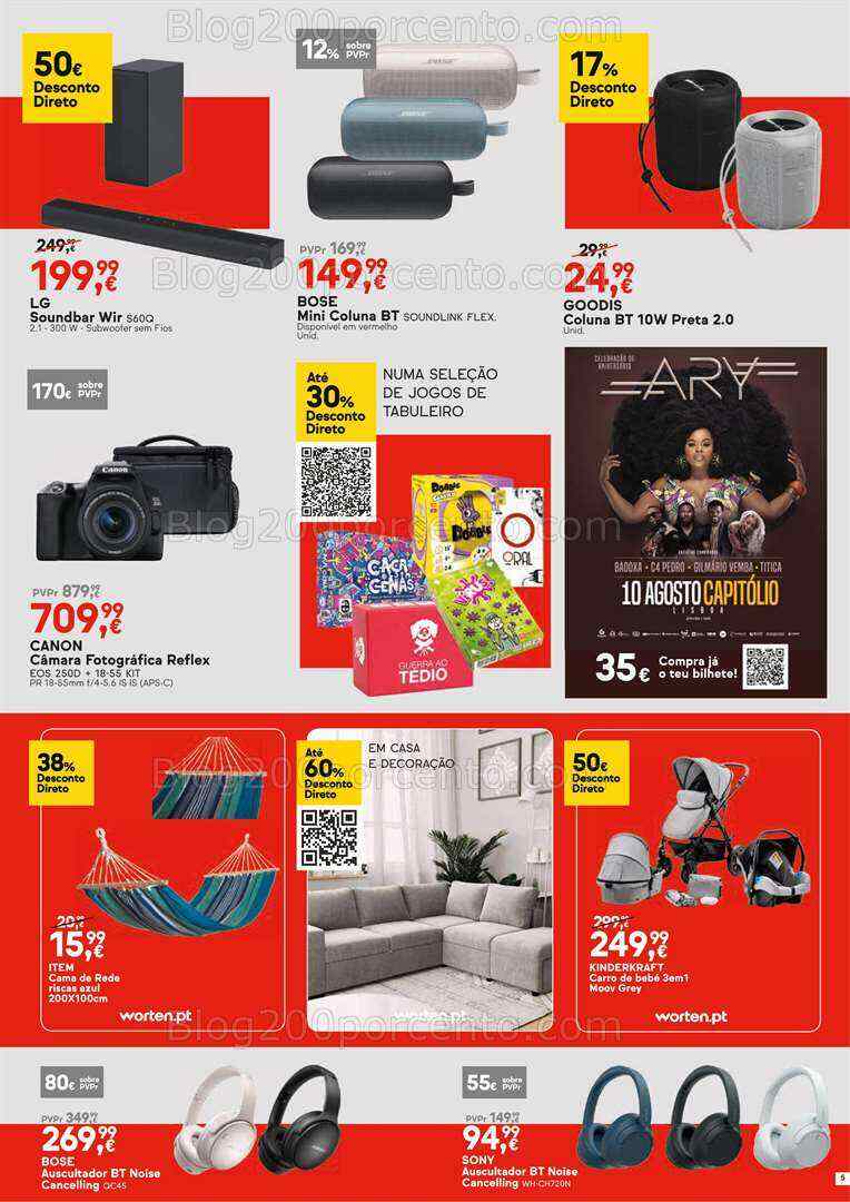 Antevisão Folheto WORTEN Promoções de 11 a 17 julho