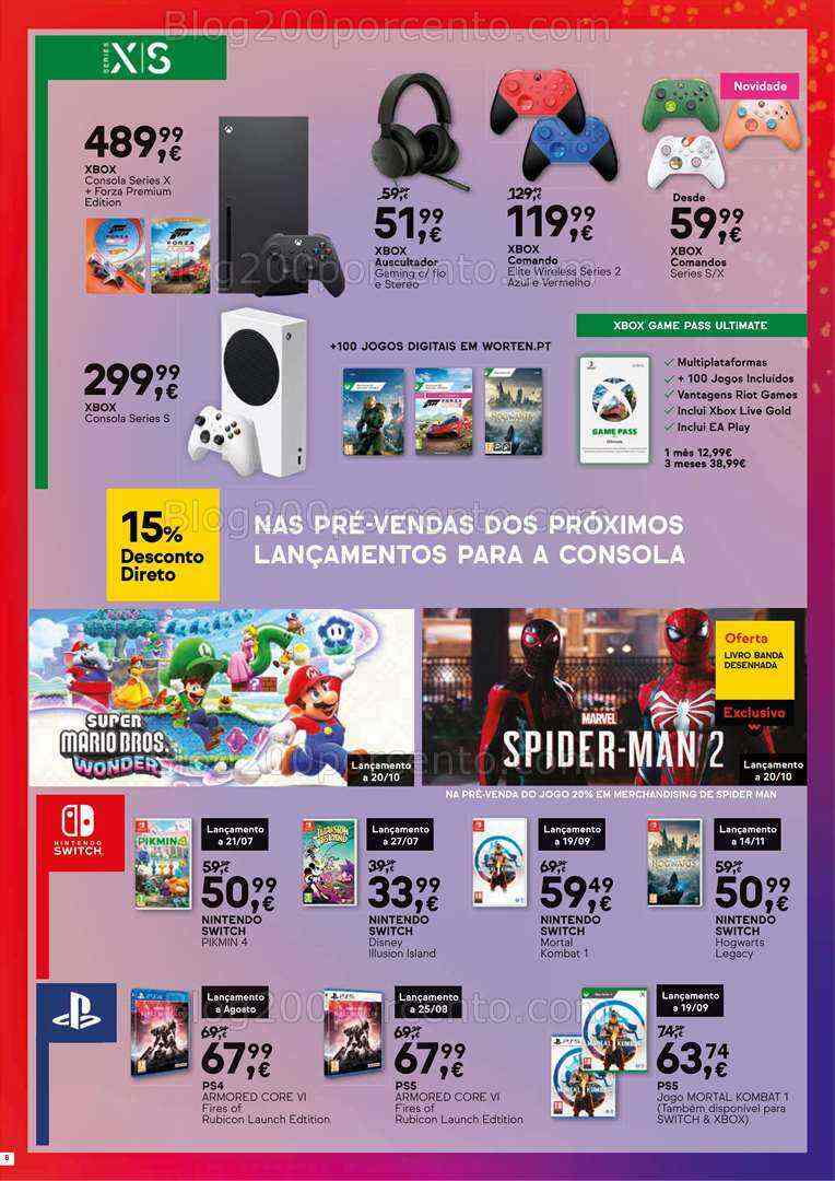 Antevisão Folheto WORTEN Promoções de 11 a 17 julho