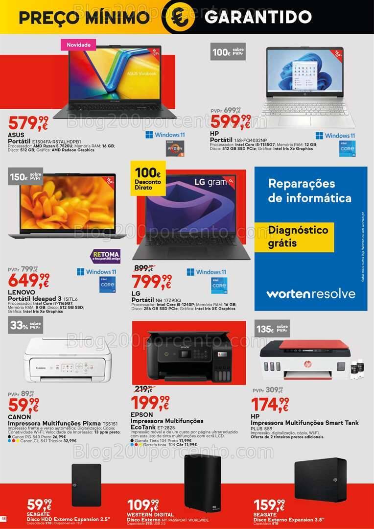 Antevisão Folheto WORTEN Promoções de 11 a 17 julho