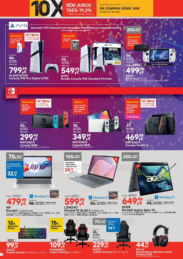 Antevisão Folheto WORTEN Promoções de 22 abril a 5 maio