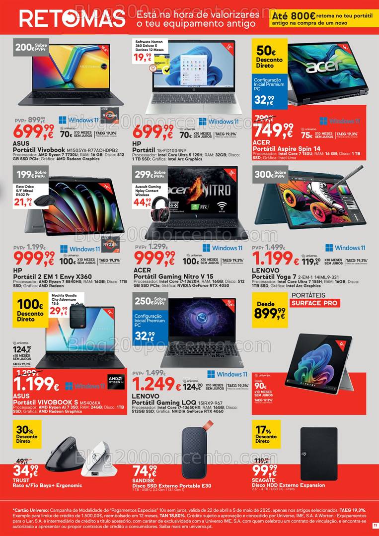 Antevisão Folheto WORTEN Promoções de 22 abril a 5 maio