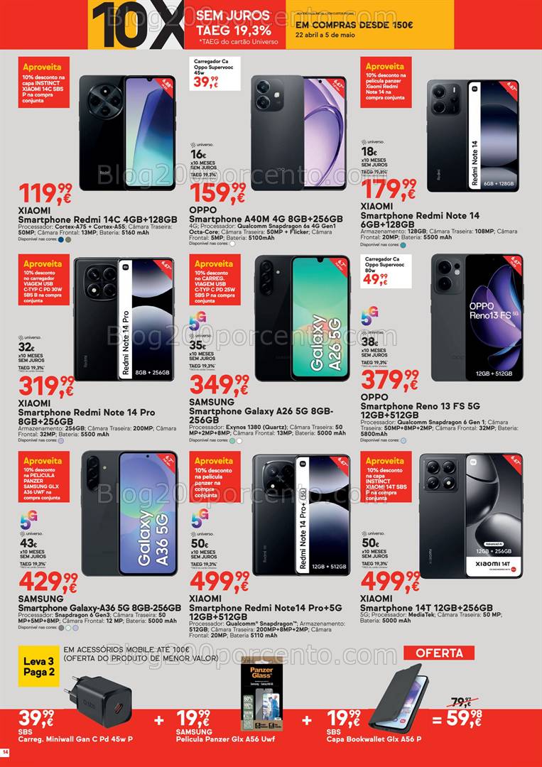 Antevisão Folheto WORTEN Promoções de 22 abril a 5 maio