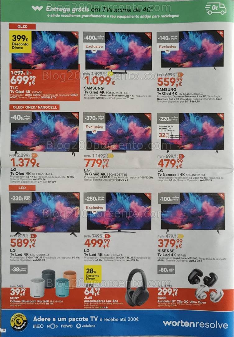 Antevisão Folheto WORTEN Promoções de 3 a 16 setembro