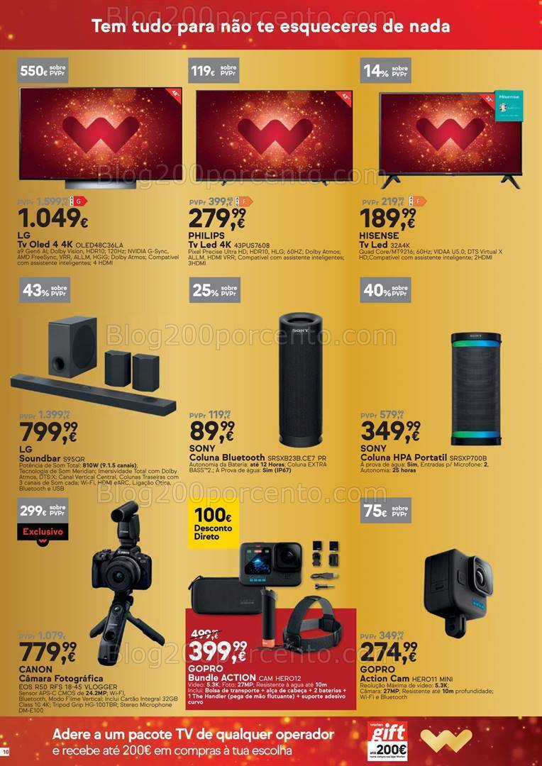 Antevisão Folheto WORTEN Promoções de 6 a 14 dezembro