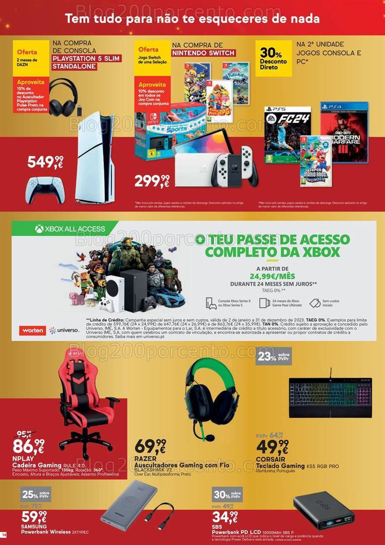 Antevisão Folheto WORTEN Promoções de 6 a 14 dezembro