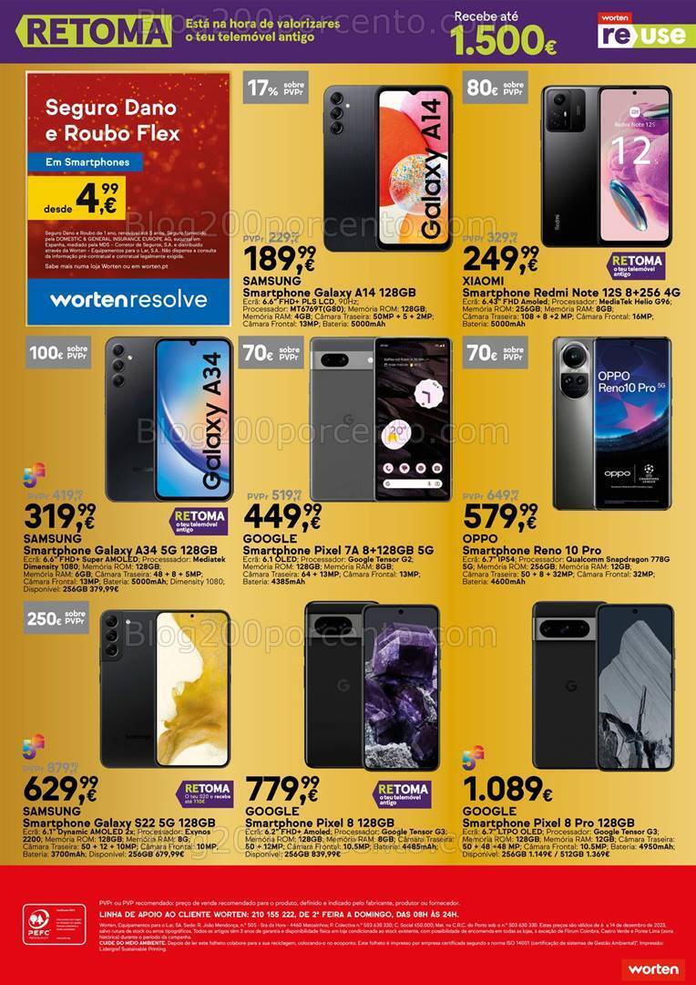 Antevisão Folheto WORTEN Promoções de 6 a 14 dezembro