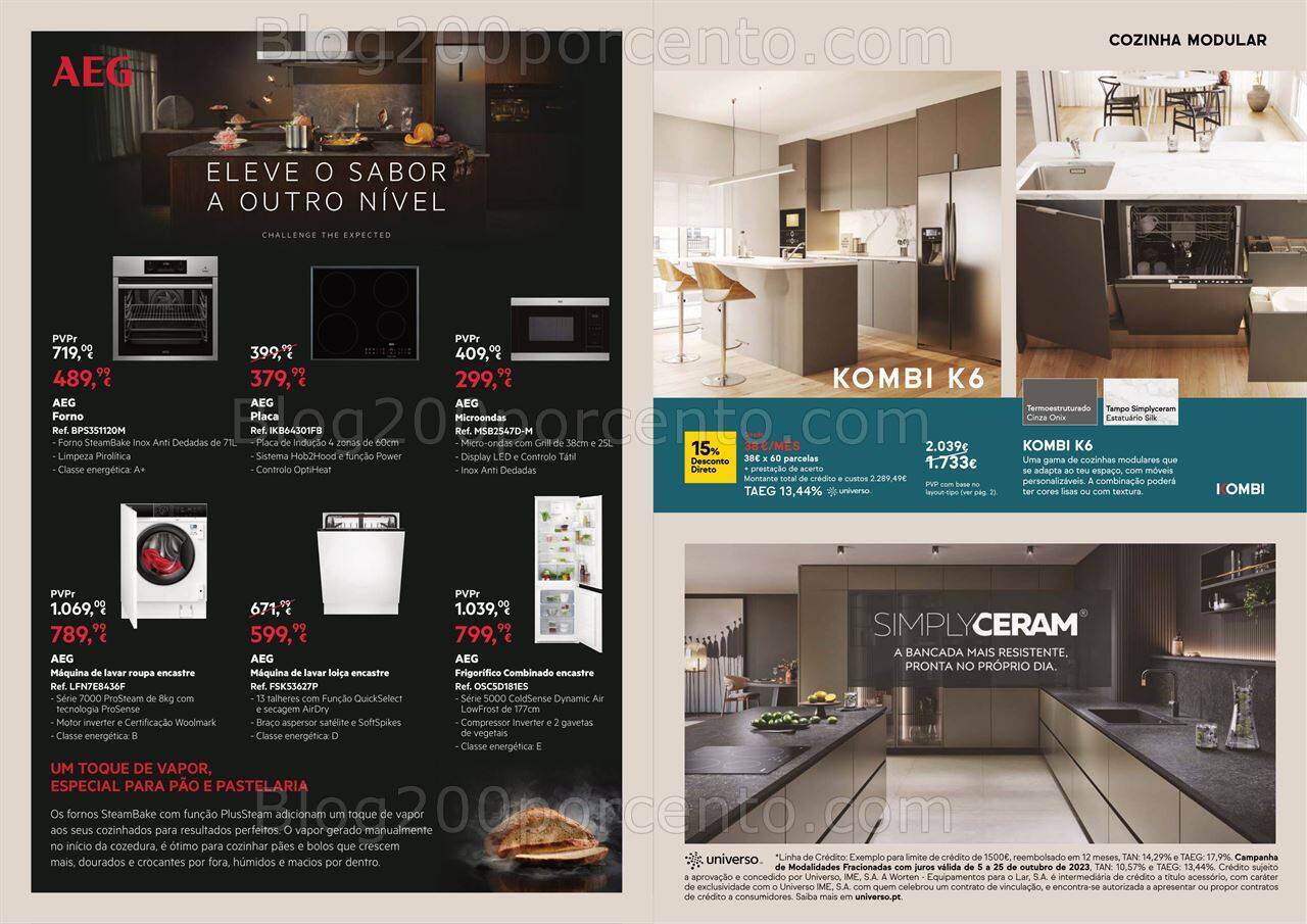 Antevisão Folheto WORTEN Cozinhas Promoções de 5 a 25 outubro