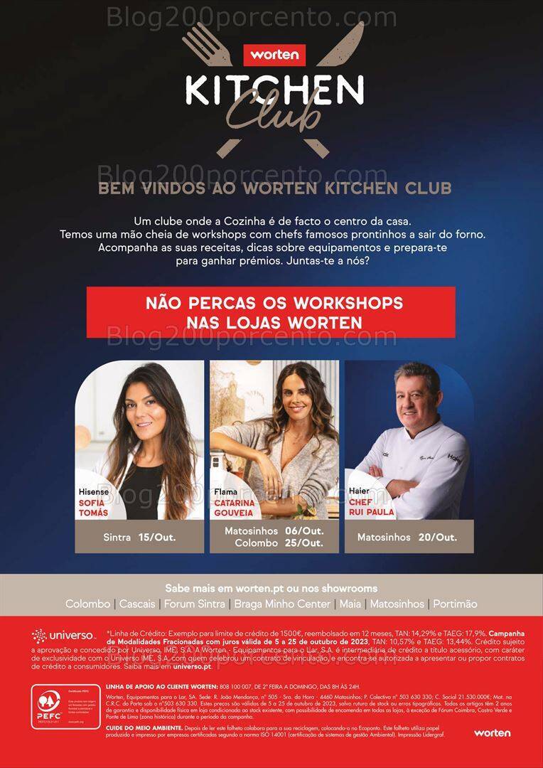 Antevisão Folheto WORTEN Cozinhas Promoções de 5 a 25 outubro