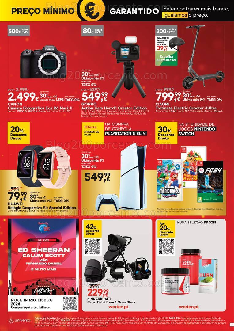 Antevisão Folheto WORTEN Euro Promoções de 28 novembro a 5 dezembro