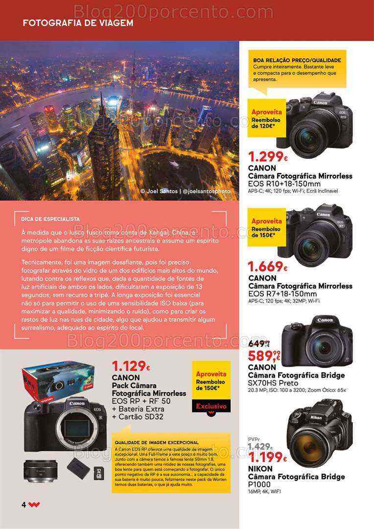 Antevisão Folheto WORTEN Especial Fotografia Promoções até 20 agosto