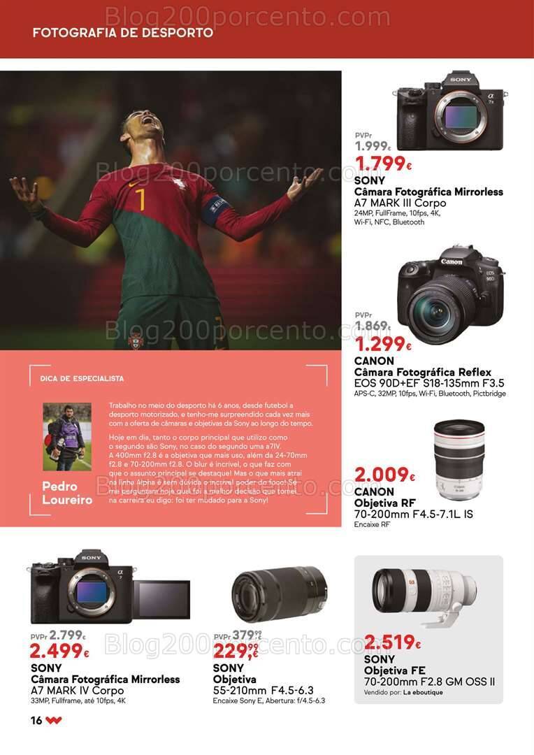 Antevisão Folheto WORTEN Especial Fotografia Promoções até 20 agosto