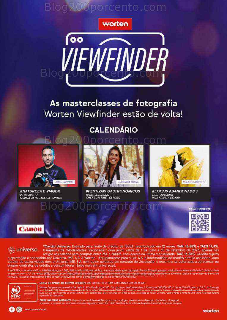 Antevisão Folheto WORTEN Especial Fotografia Promoções até 20 agosto