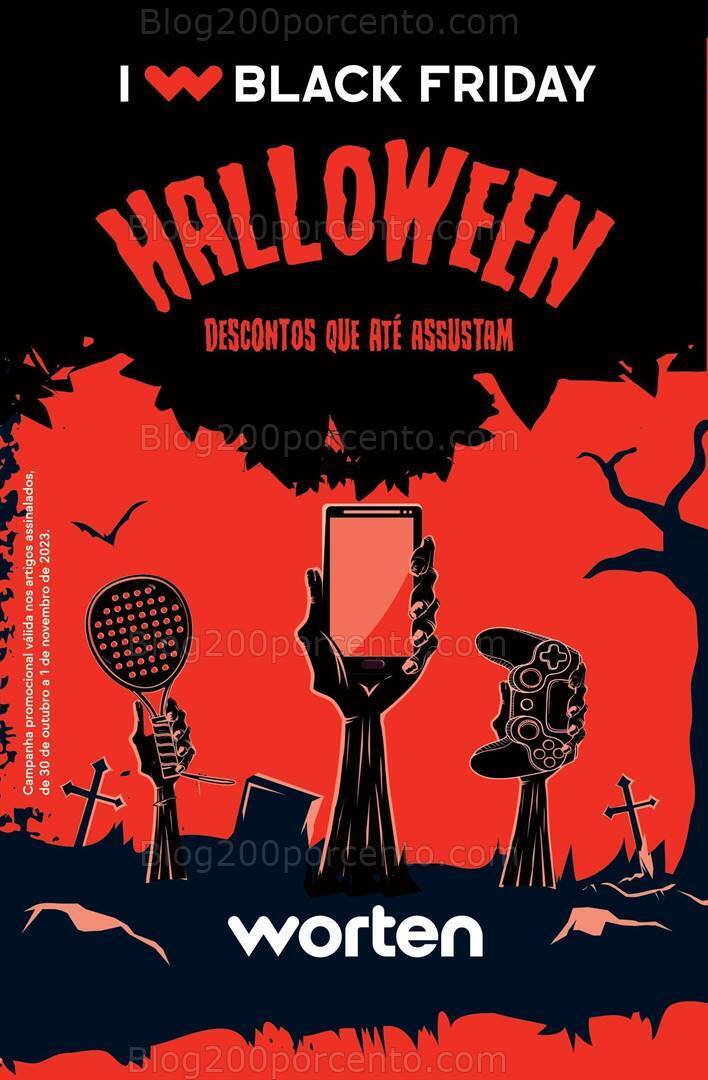 Antevisão Folheto WORTEN Halloween Promoções de 30 outubro a 1 novembro