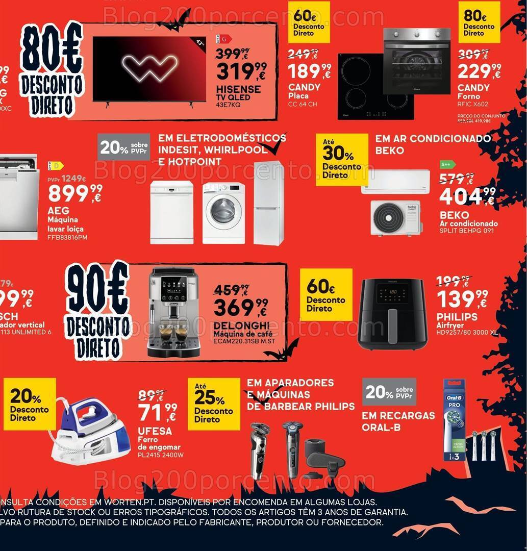 Antevisão Folheto WORTEN Halloween Promoções de 30 outubro a 1 novembro