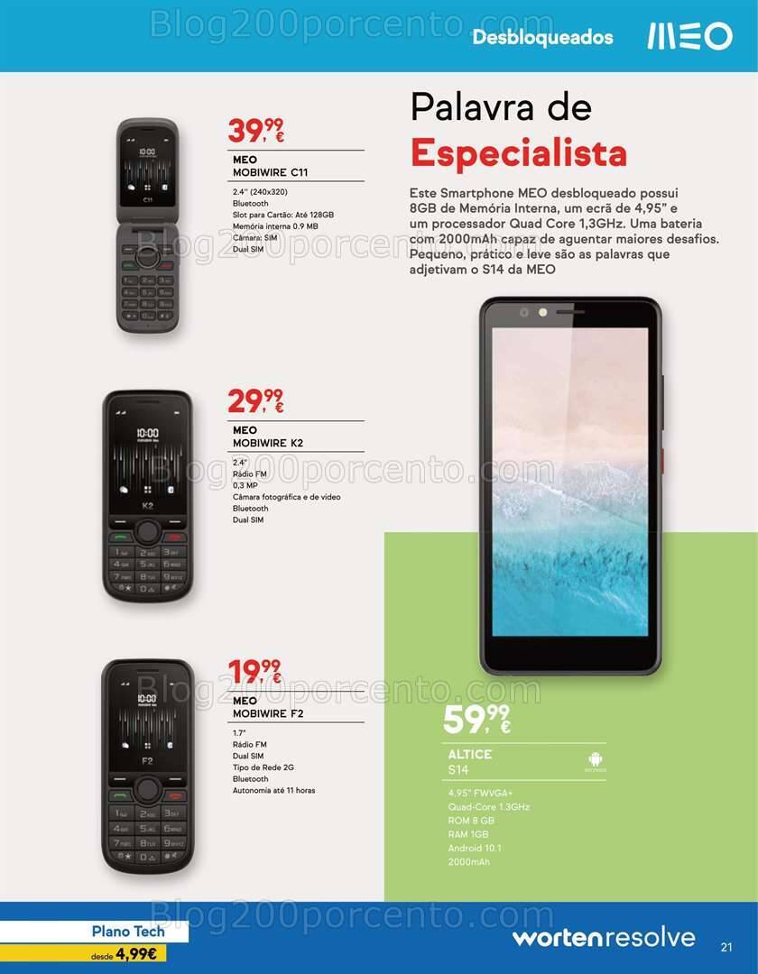 Antevisão Folheto WORTEN MOBILE Promoções até 31 julho