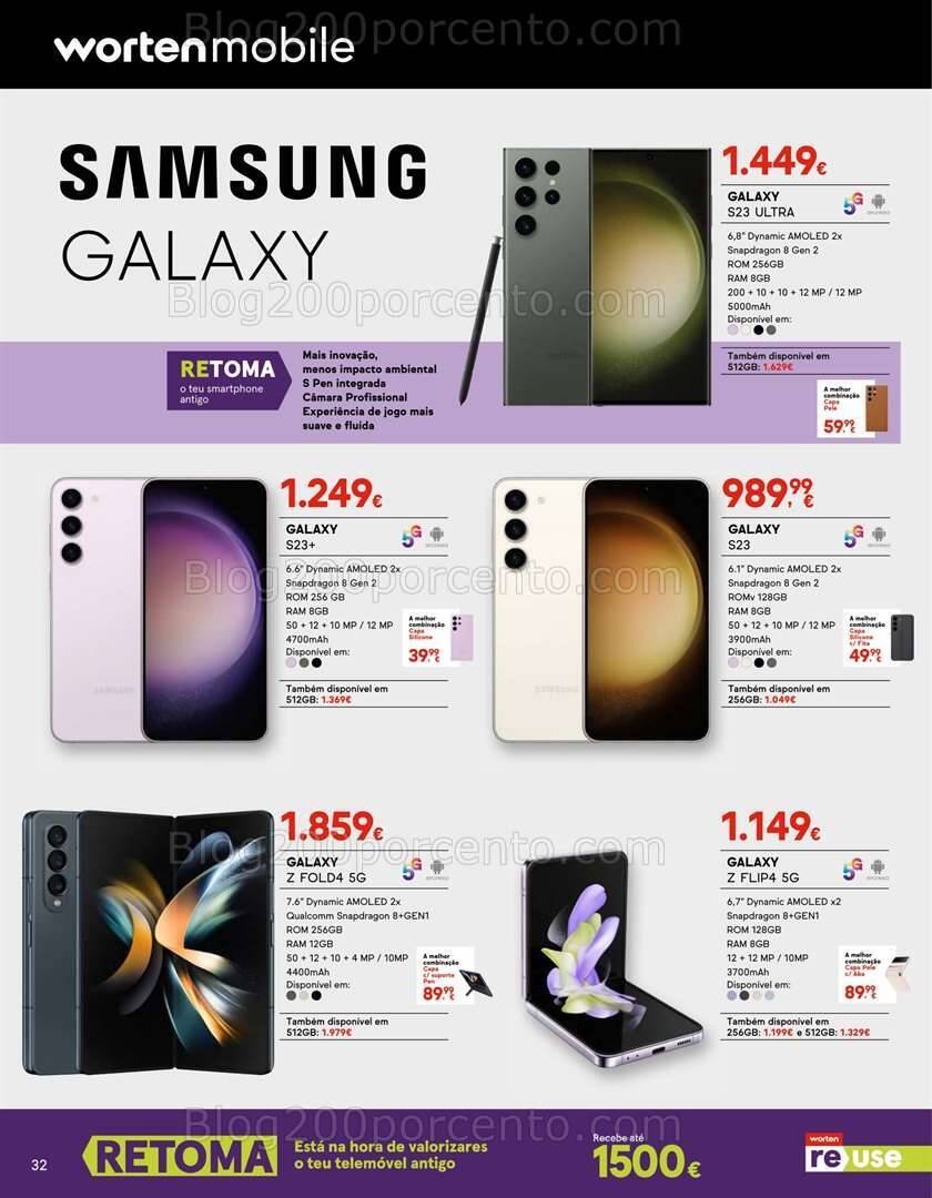 Antevisão Folheto WORTEN MOBILE Promoções até 31 julho