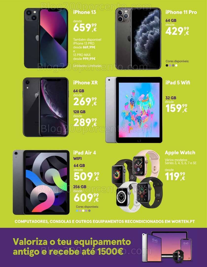 Antevisão Folheto WORTEN MOBILE Promoções até 31 julho