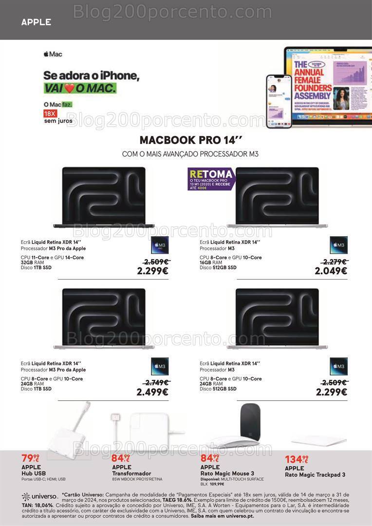 Antevisão Folheto WORTEN Tecnologia Promoções de 14 março a 3 abril