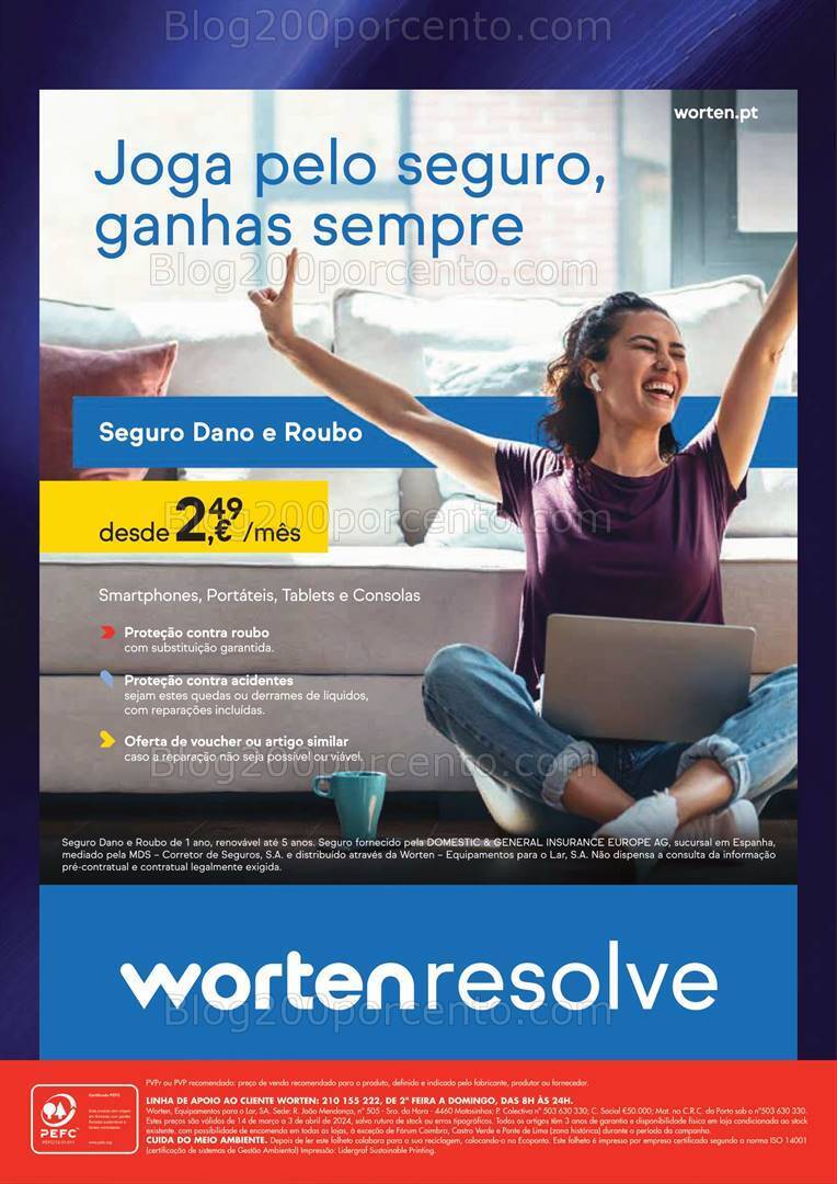 Antevisão Folheto WORTEN Tecnologia Promoções de 14 março a 3 abril